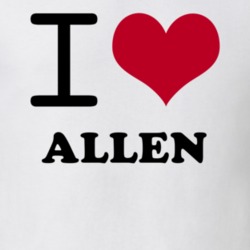 Allen Allegany County New York State I Love Heart Adore T Shirt 5442474
