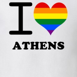 Athens Greene County New York State I Love Heart Gay Pride T Shirt 5442588