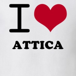 Attica Genesee County New York State I Love Heart Adore T Shirt 5442615