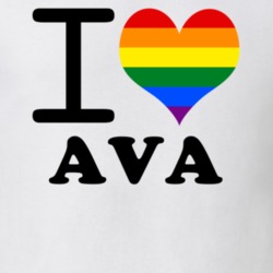 Ava Oneida County New York State I Love Heart Gay Pride T Shirt 5442628
