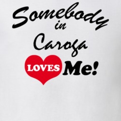 Caroga Fulton County New York State Somebody In Loves Me Adore T Shirt 5442634