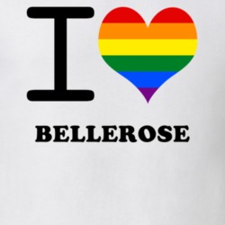 Bellerose Nassau County New York State I Love Heart Gay Pride T Shirt 5442721