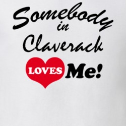 Claverack Columbia County New York State Somebody In Loves Me Adore T Shirt 5442848