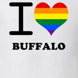 Buffalo Erie County New York State I Love Heart Gay Pride T Shirt 5442926