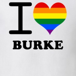 Burke Franklin County New York State I Love Heart Gay Pride T Shirt 5442934
