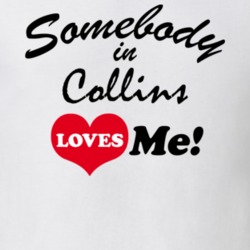Collins Erie County New York State Somebody In Loves Me Adore T Shirt 5442953