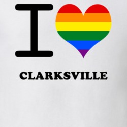 Clarksville Allegany County New York State I Love Heart Gay Pride T Shirt 5443268
