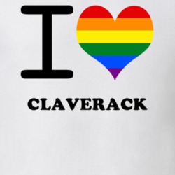 Claverack Columbia County New York State I Love Heart Gay Pride T Shirt 5443273