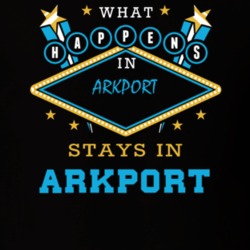Arkport Steuben County New York State What Happens In Stays In Parody T Shirt 5447982