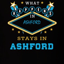 Ashford Cattaraugus County New York State What Happens In Stays In Parody T Shirt 5447985