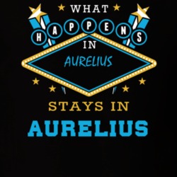 Aurelius Cayuga County New York State What Happens In Stays In Parody T Shirt 5447994