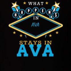 Ava Oneida County New York State What Happens In Stays In Parody T Shirt 5447999