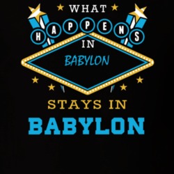 Babylon Suffolk County New York State What Happens In Stays In Parody T Shirt 5448002