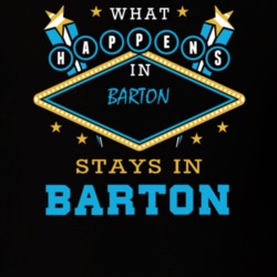 Barton Tioga County New York State What Happens In Stays In Parody T Shirt 5448014