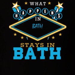 Bath Steuben County New York State What Happens In Stays In Parody T Shirt 5448016