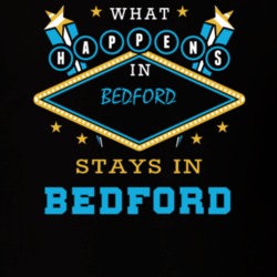 Bedford Westchester County New York State What Happens In Stays In Parody T Shirt 5448020