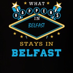 Belfast Allegany County New York State What Happens In Stays In Parody T Shirt 5448023