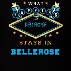 Bellerose Nassau County New York State What Happens In Stays In Parody T Shirt 5448025