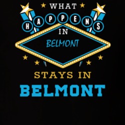 Belmont Allegany County New York State What Happens In Stays In Parody T Shirt 5448029