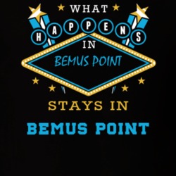 Bemus Point Chautauqua County New York State What Happens In Stays In Parody T Shirt 5448030