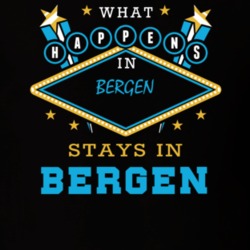 Bergen Genesee County New York State What Happens In Stays In Parody T Shirt 5448034