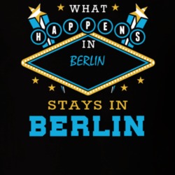 Berlin Rensselaer County New York State What Happens In Stays In Parody T Shirt 5448036