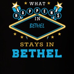 Bethel Sullivan County New York State What Happens In Stays In Parody T Shirt 5448039