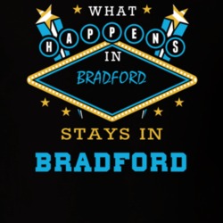 Bradford Steuben County New York State What Happens In Stays In Parody T Shirt 5448060