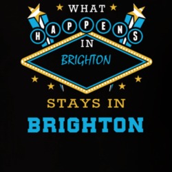 Brighton Monroe County New York State What Happens In Stays In Parody T Shirt 5448068