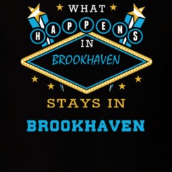 Brookhaven Suffolk County New York State What Happens In Stays In Parody T Shirt 5448076