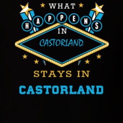 Castorland Lewis County New York State What Happens In Stays In Parody T Shirt 5448125