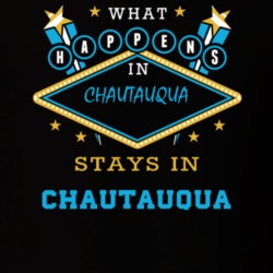 Chautauqua Chautauqua County New York State What Happens In Stays In Parody T Shirt 5448150