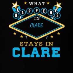Clare St Lawrence County New York State What Happens In Stays In Parody T Shirt 5448166