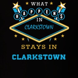 Clarkstown Rockland County New York State What Happens In Stays In Parody T Shirt 5448170
