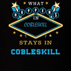 Cobleskill Schoharie County New York State What Happens In Stays In Parody T Shirt 5448186