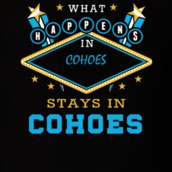 Cohoes Albany County New York State What Happens In Stays In Parody T Shirt 5448190