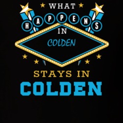 Colden Erie County New York State What Happens In Stays In Parody T Shirt 5448195