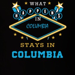 Columbia Herkimer County New York State What Happens In Stays In Parody T Shirt 5448200