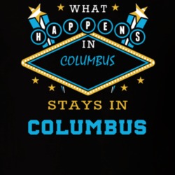 Columbus Chenango County New York State What Happens In Stays In Parody T Shirt 5448201