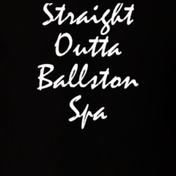 Ballston Spa Saratoga County New York State Straight Outta Hip Hop Parody T Shirt 5448698