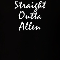 Allen Allegany County New York State Straight Outta Hip Hop Parody T Shirt 5448885