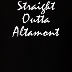 Altamont Franklin County New York State Straight Outta Hip Hop Parody T Shirt 5448899