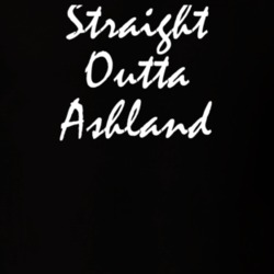 Ashland Chemung County New York State Straight Outta Hip Hop Parody T Shirt 5449000