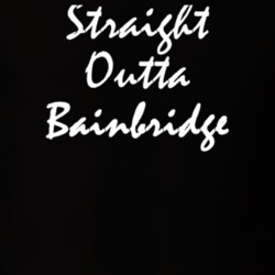 Bainbridge Chenango County New York State Straight Outta Hip Hop Parody T Shirt 5449050