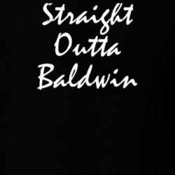 Baldwin Chemung County New York State Straight Outta Hip Hop Parody T Shirt 5449054
