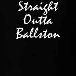 Ballston Saratoga County New York State Straight Outta Hip Hop Parody T Shirt 5449062