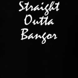 Bangor Franklin County New York State Straight Outta Hip Hop Parody T Shirt 5449065