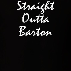 Barton Tioga County New York State Straight Outta Hip Hop Parody T Shirt 5449087
