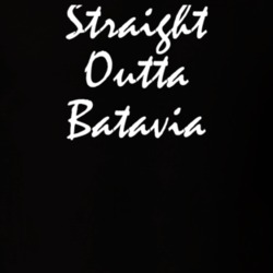 Batavia Genesee County New York State Straight Outta Hip Hop Parody T Shirt 5449089