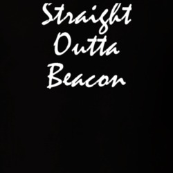 Beacon Dutchess County New York State Straight Outta Hip Hop Parody T Shirt 5449101